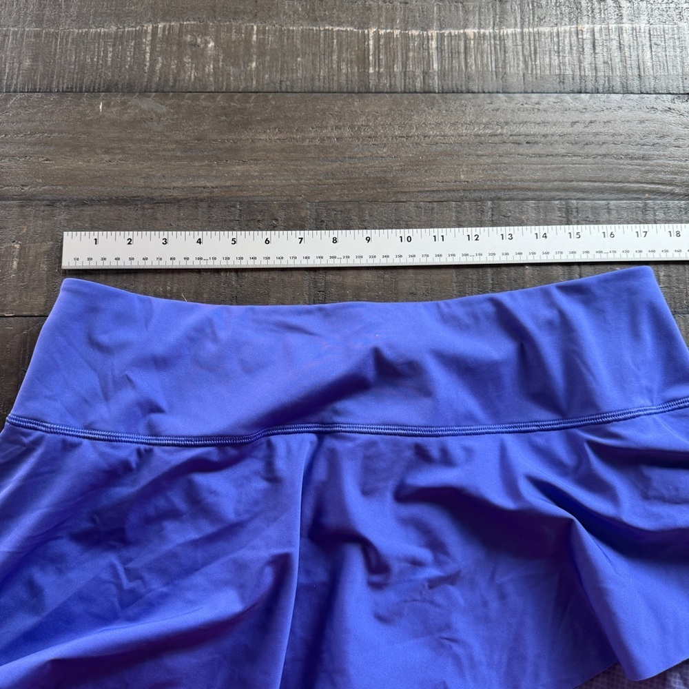 Athleta Ace Mesh Skort Jupe Short Blue Purple Athletic Athleisure Size XL Golf - Picture 3 of 10